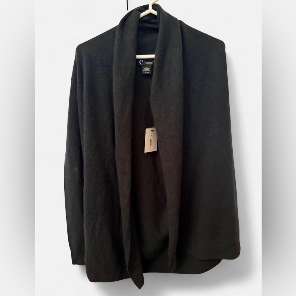 Cashmere by Bloomingdale’s Dark Green Cardigan - NWT